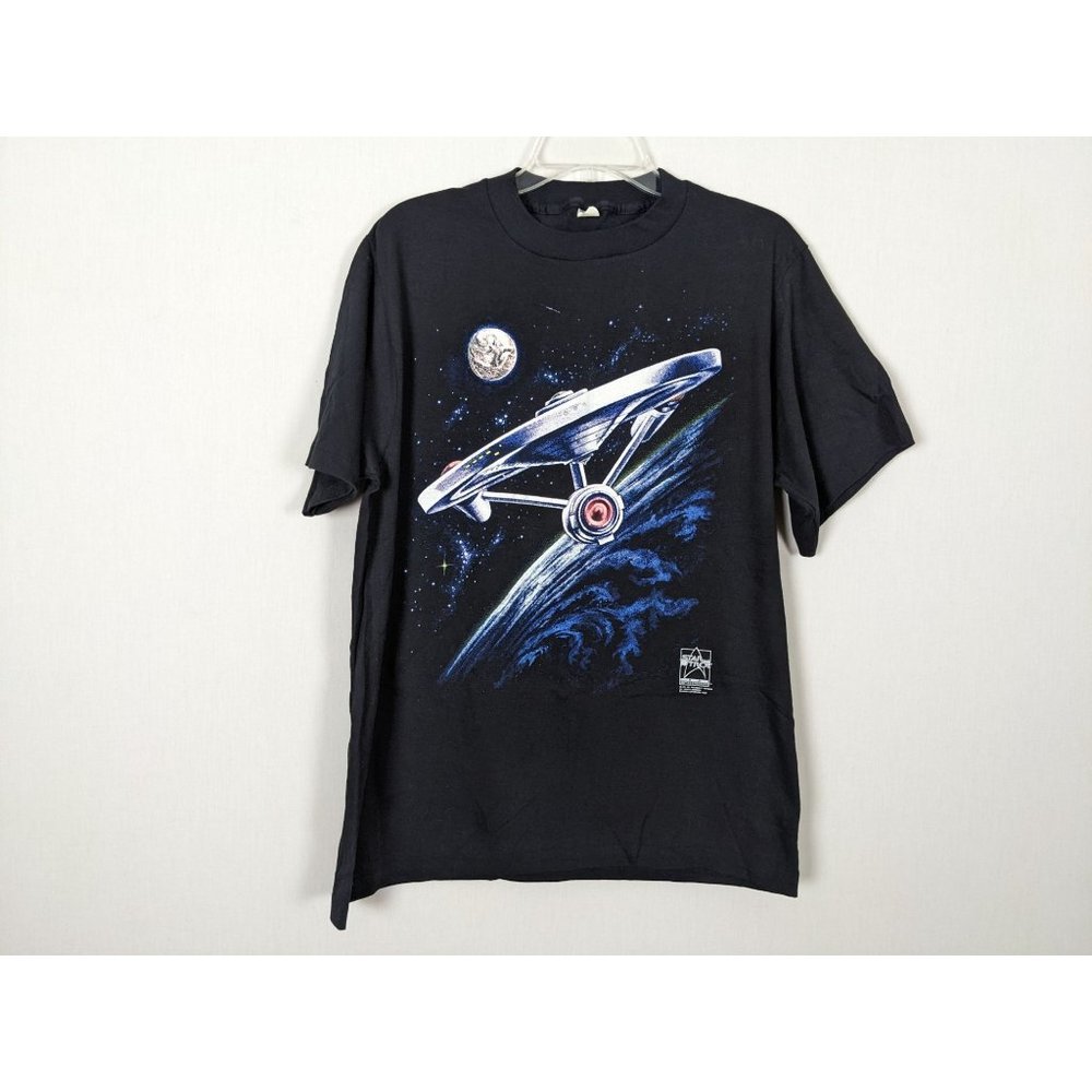 Vintage Star Trek 1991 Paramount Pictures 25th Anniversary graphic Tshirt size L